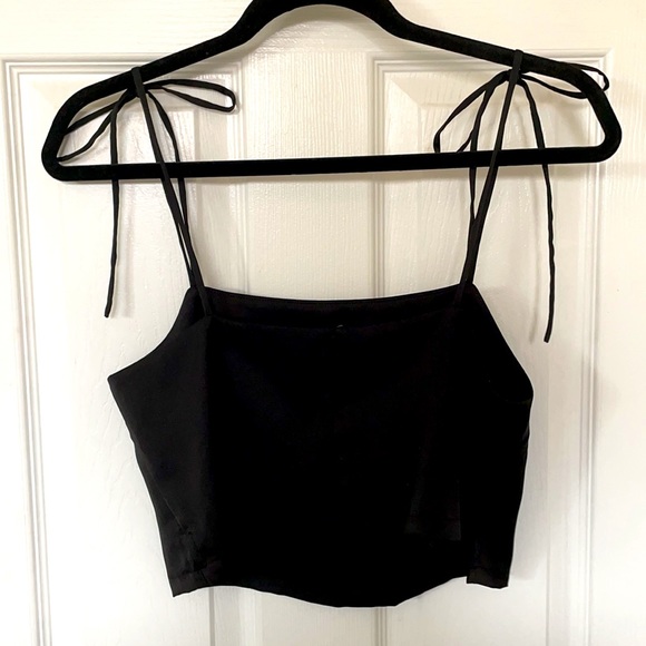 Brandy Melville satin crop top - Picture 2 of 4